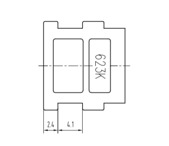 Length Customized Small Electrical Connectors Telephone Wire Jack 623K 6P6C RJ11 Socket