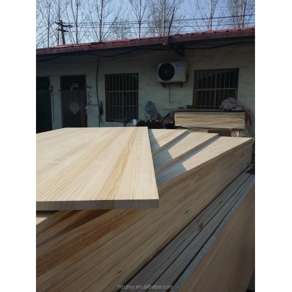 Tablero de pino de madera sólida de pino natural o blanqueado de grado BC