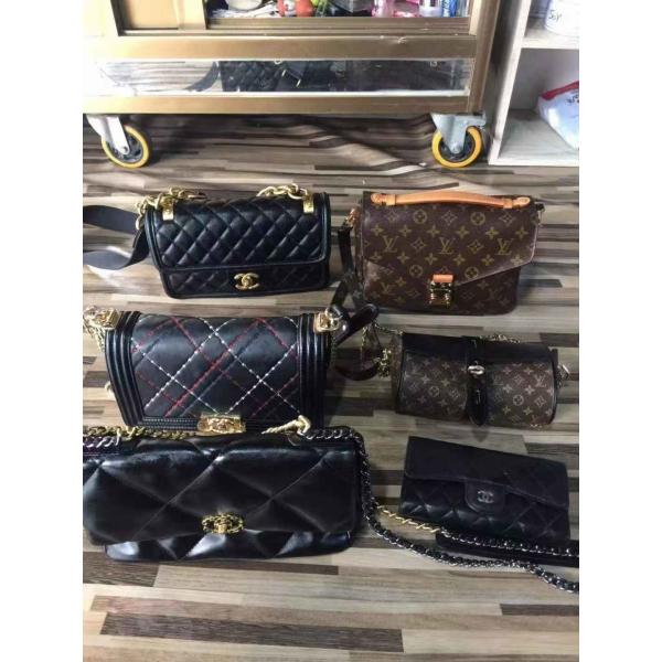 Zipper Pocket Branded Second Hand Luxury Bags With Strap Length 30-50cm