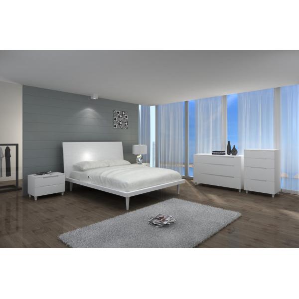 Bed , Bedside table , Dresser, Mirror, Tall boy, Wardrobe