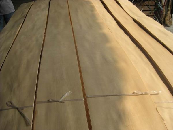 Natural Russian Birch Wood Veneer Sheet Crown Cut