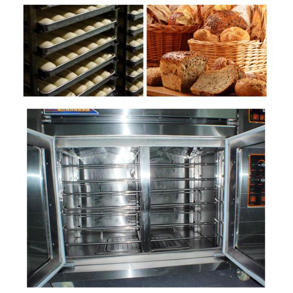Electric Bread Commercial Kitchen Proofer Single Deck Twelve Trays Temperature Controller 220V