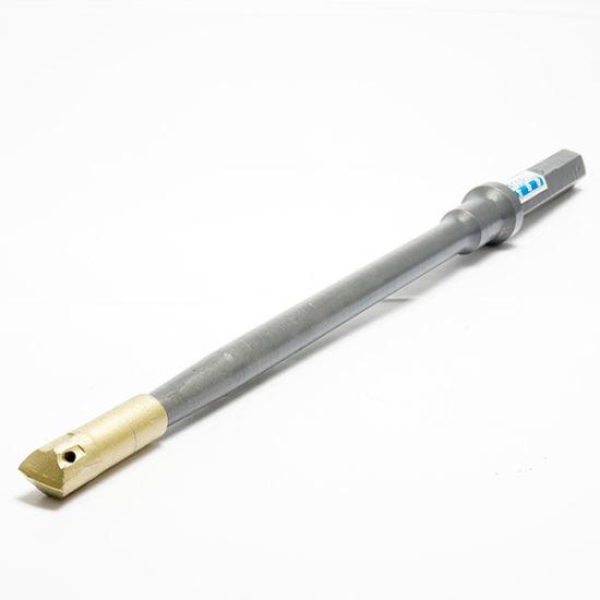 Alloy Steel Hex Tapered Drill Rod 7 11 12 Degree Plug Hole Rods 600mm 800mm