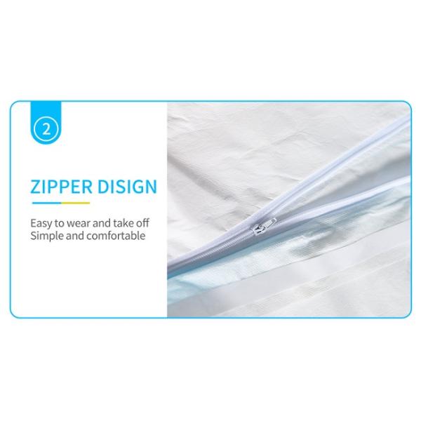 Крышка стороны работы защитного костюма анти- пыли устранимая водоустойчивая химическая