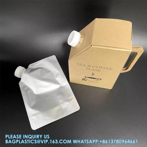 Aluminum Foil Coffee Spout Pouch / Hot Coffee Box Dispenser Coffee Spout Pouch hot Coffee Box Dispenser Coffee Bag