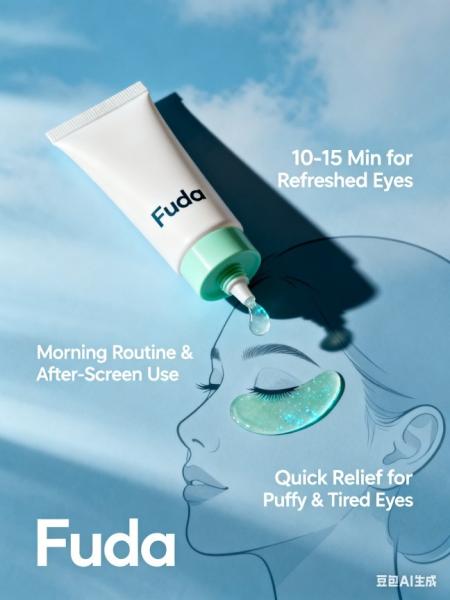 Mascarilla para Ojos Instantánea Revitalizante con Extracto de Plantas para Ojos Hinchados