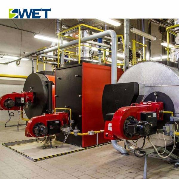 Sufficient Output Industrial Gas Fired Boilers , Water Pipe Type Horizontal Boiler