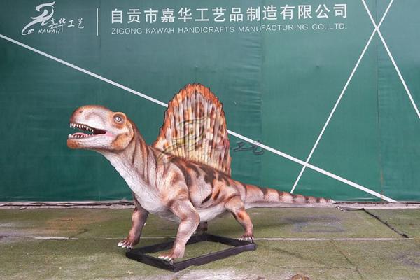 Vida atrativa - faça sob medida a estátua do dinossauro, escultura de borracha do jardim do dinossauro do silicone