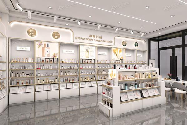 Customized Shop Display Skincare Store Fixtures Perfume Display Cabinet for Retail Shop