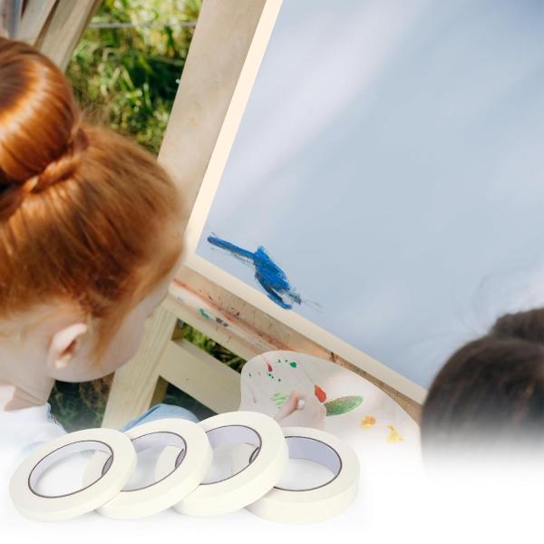 25mmx25 Meters White Masking Tape For Painting And Decorating Customization