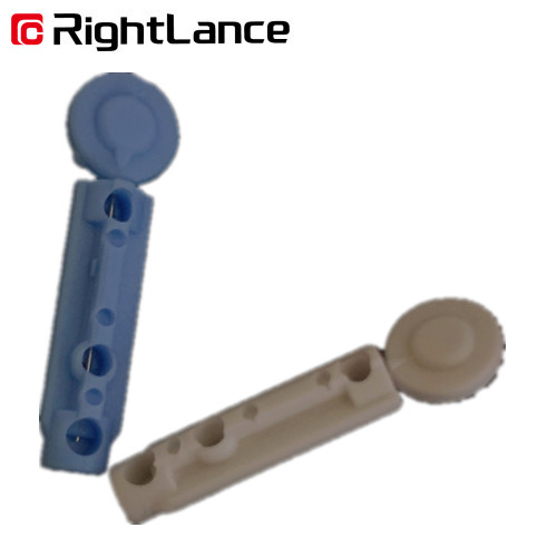 26 Gauge Stainless Steel Sterile Blood Lancet ABS Pricking Needle For Blood Test