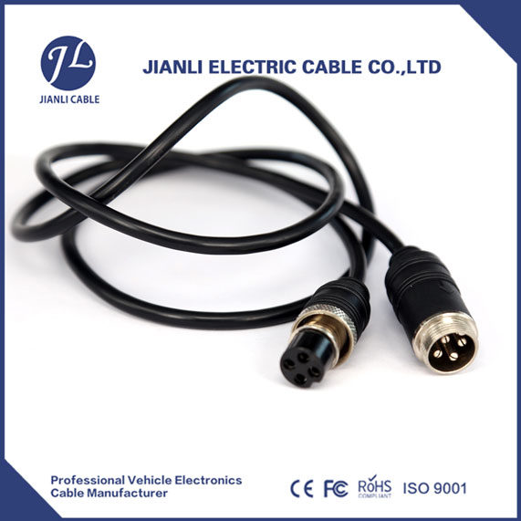 Customized Car Camera 4 Pin GX16 Vision Systems Cable Waterproof  Ring