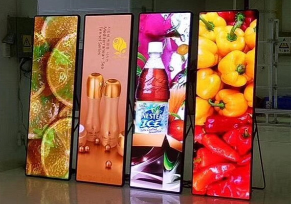 P2 / P2.5 / P3 Wall Poster LED Advertising Box Full Color ISO 9001 Approved