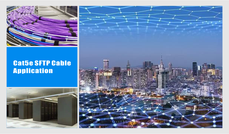 CAT8 FFTP Shielded LAN Cable 2000MHz 40Gbps LSZH Solid Copper for Data Center