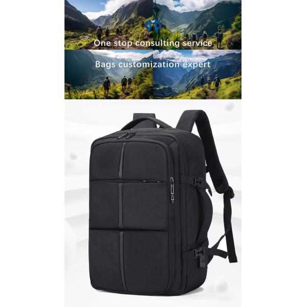 Custom Design Business Mens Laptop Bags USB Charging Backpack Big Capacity