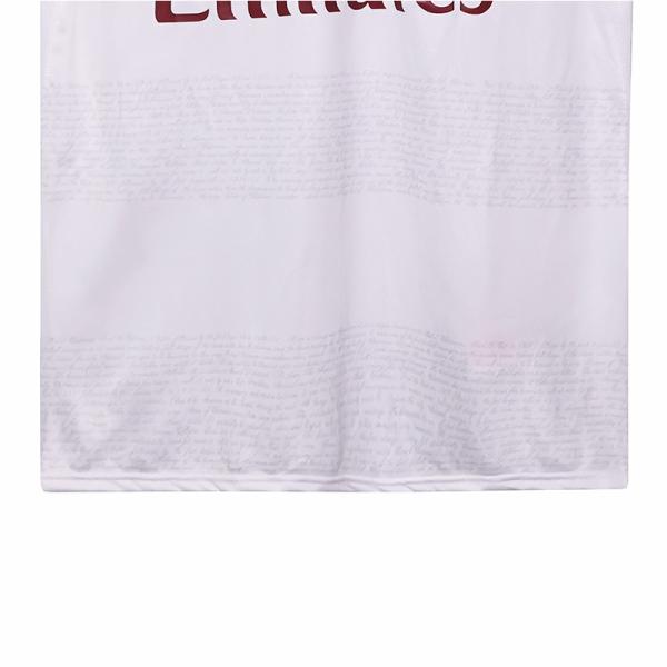 Polyester Away Football Club Jerseys for Arsenal Retro 2007-2008 Season
