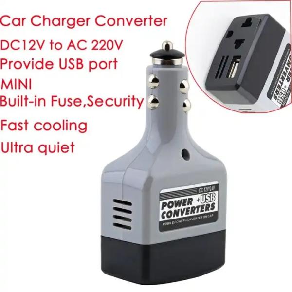 6 Watt Power Inverter Cars Material Car Charger For Mobile Phone Mobile Phone Qc 4.0 Usb Phone Fast Car Charger Inverter