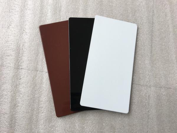 Painéis de alumínio pretos do sinal/material à prova de intempéries do sinal com uniformidade da cor