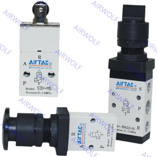 AIRTAC M5 Series 5/2 way Pneumatic Mechanical Control Valve 1/8, 1/4 with 0~1.0MPa Operating Pressure –20~+70℃ Working Temperature Range and Directional Control Function