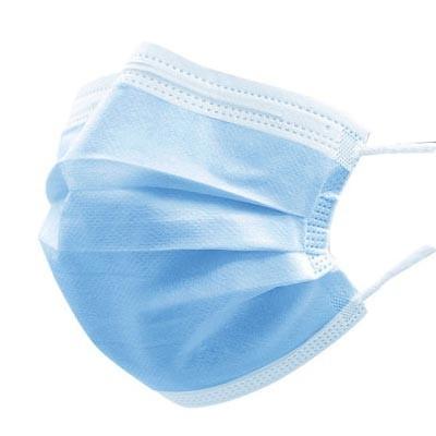 Disposable  Anti Virus Medical Grade Face Mask Light Weight Fluid Resistant