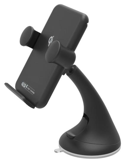 15W Car Mount Qi Wireless Charger Fast Charge Adjustable Car Mount Phone Charger