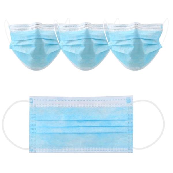 Soft Breathable Medical Face Mask 3 Ply Coronavirus Disposable Protective