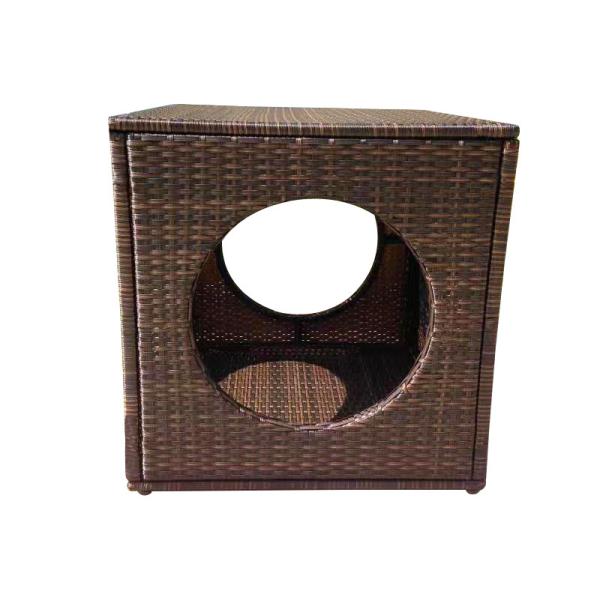 Outdoor Furniture Rattan Wicker Pet House Bed KD Dog House