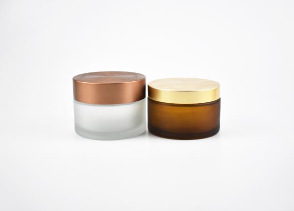 JG-F04200 200g luxury cosmetics glass jar with lids for cream,butter, packaging containers for cosmetics