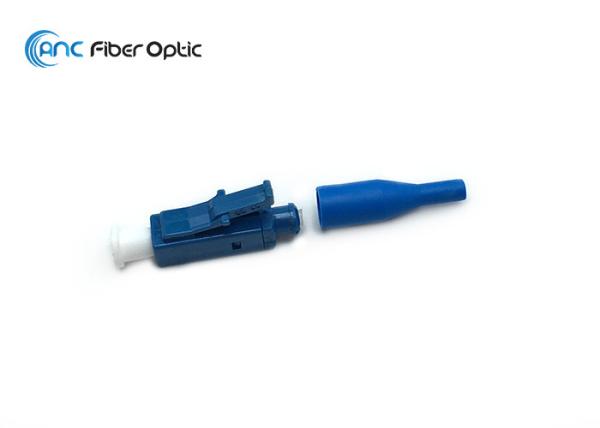 LC 0.9mm Fiber Patch Cord Connectors Singlemode / Multimode RoHS Compliant