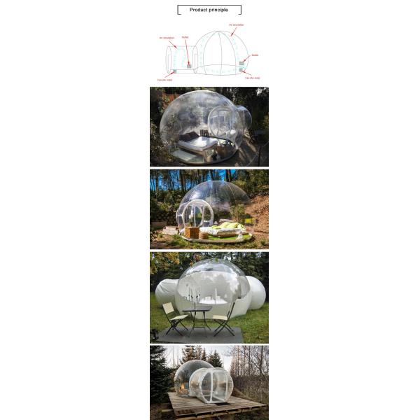 Купольная палатка роскошный надувный дом пузырь Lodge Party аренда ODM