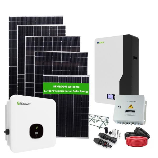 Best Inverter Battery Cable Hybrid Solar System 30kw 30000w Complete Energy Storage System for Industrial Home Use