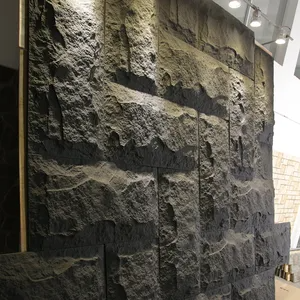 PU Stone Stone Curtain Wall Waterproof Lightweight Wall Panel For Commercial