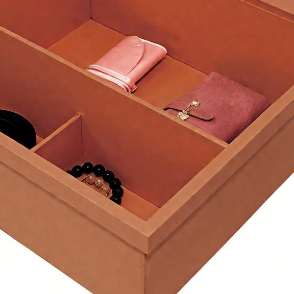 MDF PVC Wardrobe Organizer Box Closet Storage Boxes Durable For Underwear & Jewelry