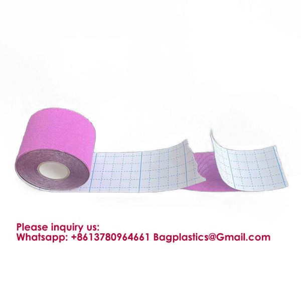 Cotton Precut Kinesiology Tape Waterproof Sports Strapping Tape For Physical Therapy Athlete Breathable Adhesive Physical Therapy Elastic Sport Athlete Training Kinesiology Tapes
