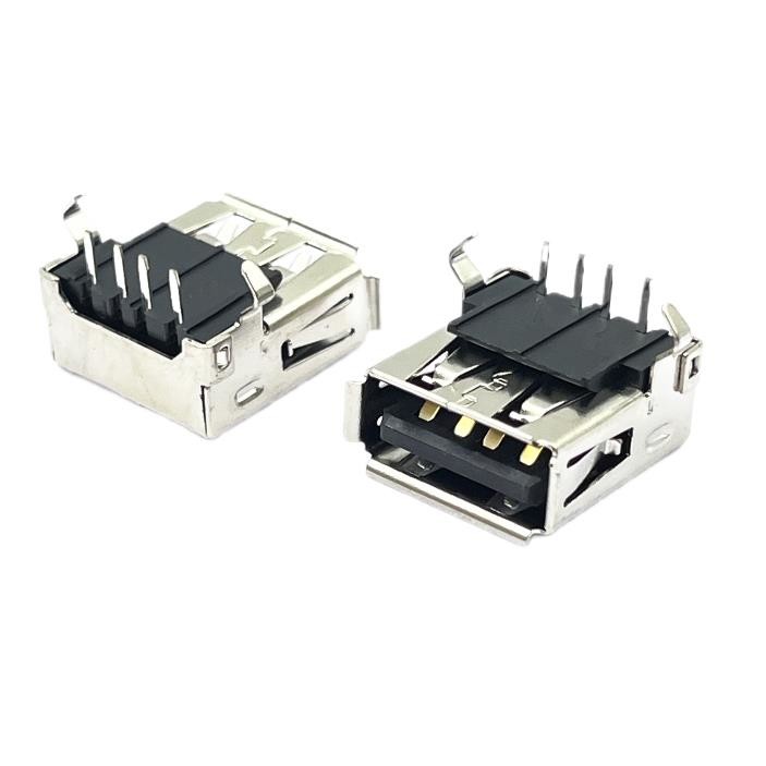 PBT 90 градусов 2,0 USB разъем 4Pin женщина 1.0AMP