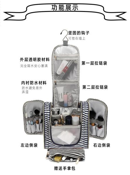 Durable Dirtproof Waterproof Luggage Bags Canvas PU Leather Straps Smooth Zipper
