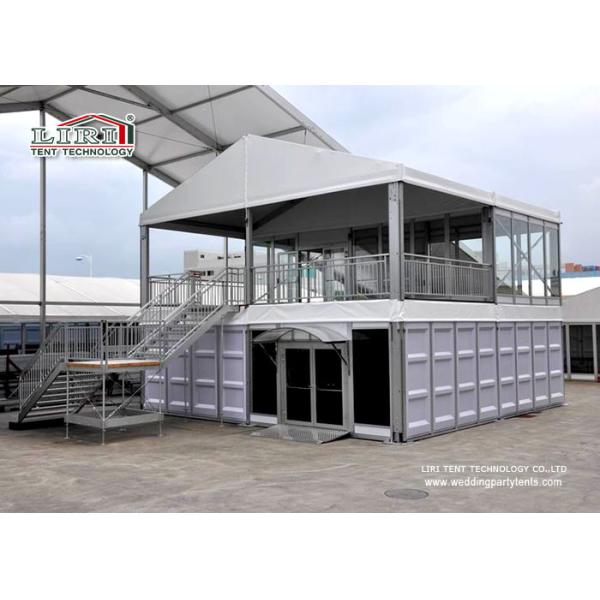 Шатры высокого пика двойного Decker с стеклянными стенами для конкуренции лошади