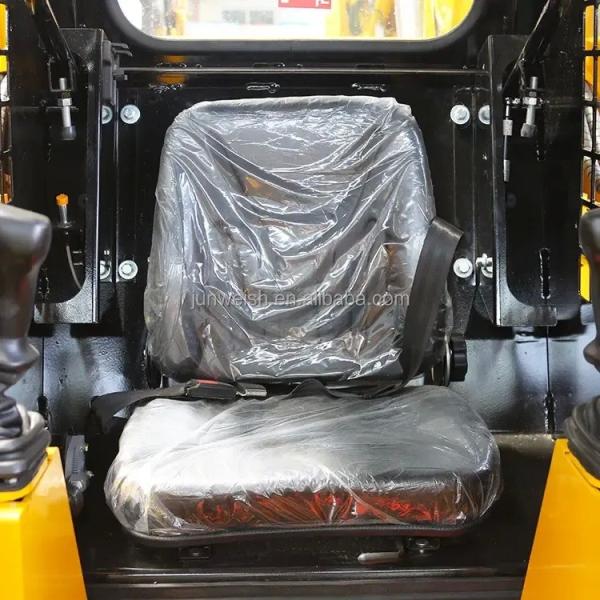 75 KW Hydrostatic Four-wheel Skid Steer Loader with Trencher/Concrete Mixer/Pallet Fork