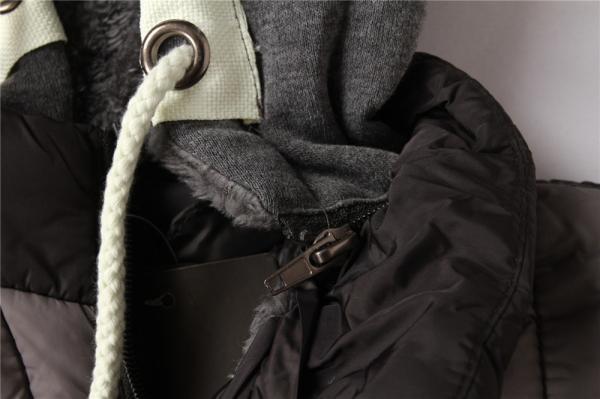 Junior Boy's  Coats, Children's Jacket, detachable hood, fur lining