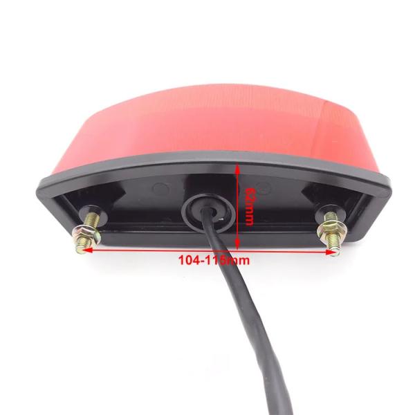 Voltage DC 12V Motorcycle LED Brake Tail Light for Honda Yamaha Suzuki