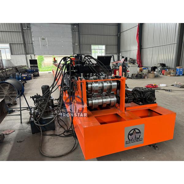 “Storage Rack Upright Post Roll Forming Machine Galvanized Steel Shelf Column Making Machine for Russia Full Automatic Storage Rack Upright Post Roll Forming Machine”