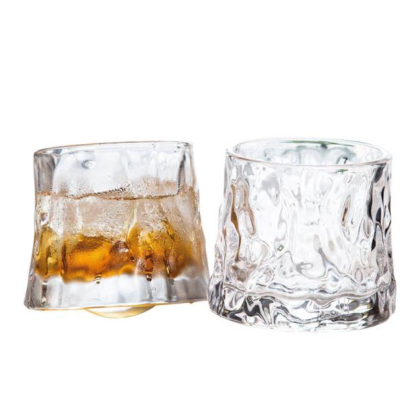 Venta al por mayor de botellas de whisky de cristal de 9 onzas grabadas con láser