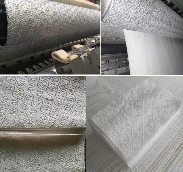 коробка 380V рисуя ткань слон крена лицевую делая машину