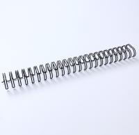 anel gêmeo preto de 1/4in/nylon dobro do fio de emperramento do laço revestido para escolas