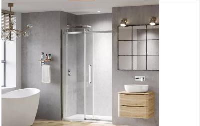 Roll Away Steam Shower Cabin 900 X 900 Prefab CSI Sliding Glass