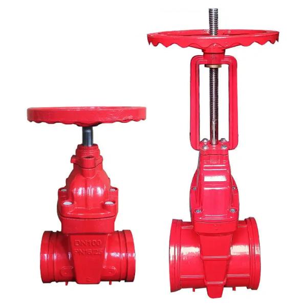 Flange End OS&Y Fire Fighting Resilient Seal Gate Valve