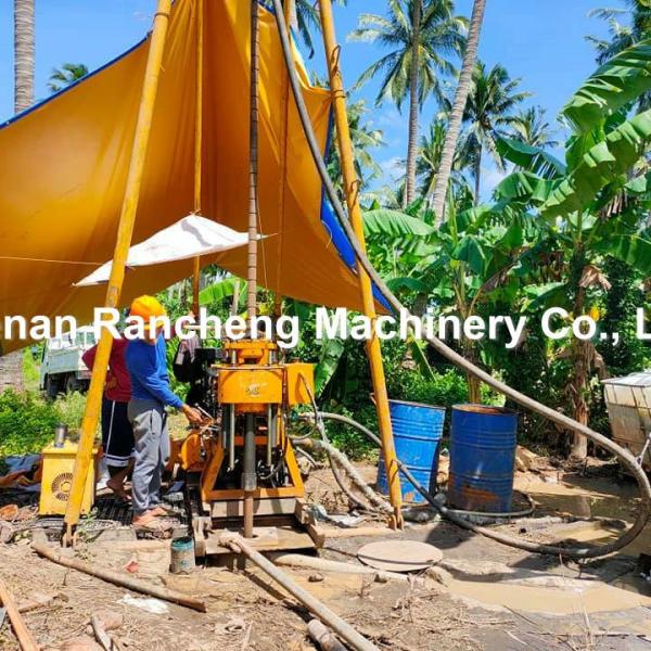 200m Depth Hydraulic Small Borehole Drilling Rig Mutil Functional 90°～75° Drilling Angle