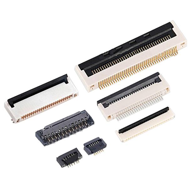 Vivienda de cobre amarillo LVDS de cable de DF36A-45P-0.4SHL de la luz de encargo del conector