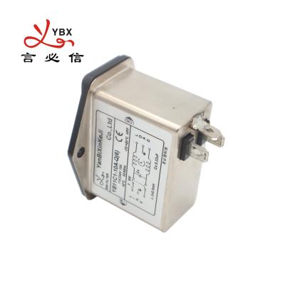 IEC 320 Filtro de módulo de entrada de energia Socekt Filtro EMI YB11C1-10A Para equipamento LED