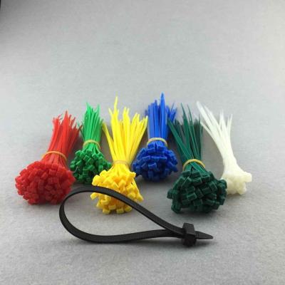 Eco - Friendly Red Yellow Green Nylon Tie Wraps For Automobiles